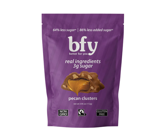 bfy milk chocolate pecan cluster